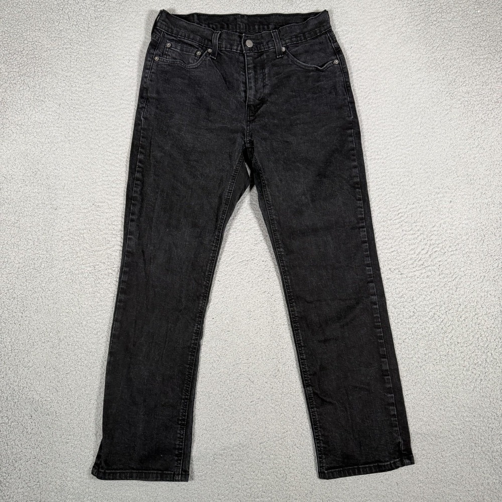 Levis Jeans Mens 31x30 Black 541 Athletic Fit Denim Casual Preppy Workwear Logo
